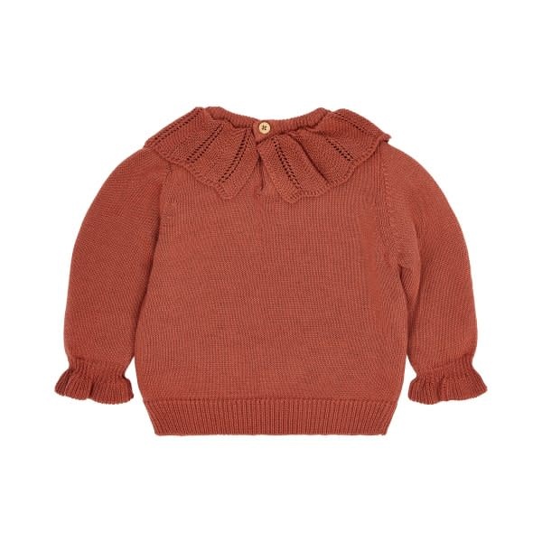Little Dutch Toddler girls Winter 26 Gebreide trui Deep Berry