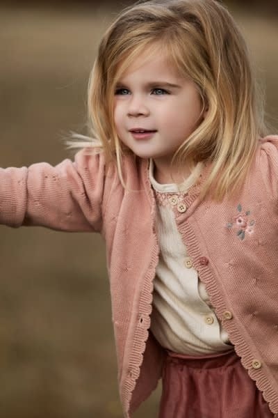 Little Dutch Toddler girls Winter 26 Gebreid vest Deep Pink