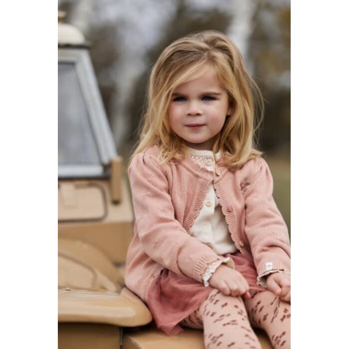 Little Dutch Toddler girls Winter 26 Gebreid vest Deep Pink