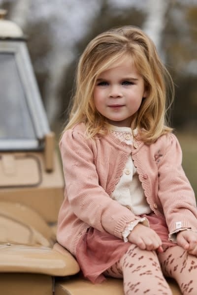 Little Dutch Toddler girls Winter 26 Gebreid vest Deep Pink