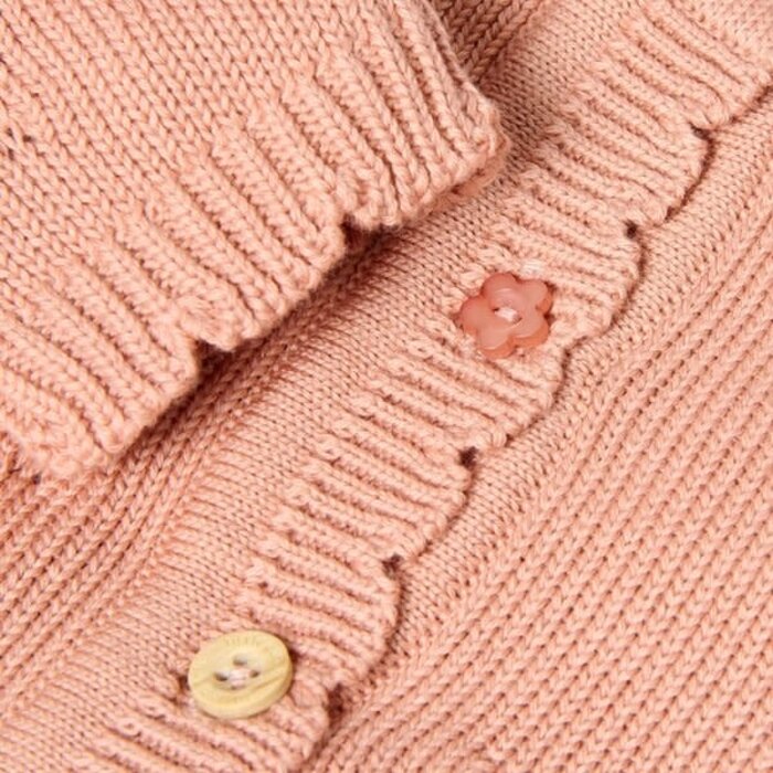 Little Dutch Toddler girls Winter 26 Gebreid vest Deep Pink