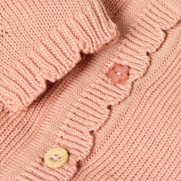 Little Dutch Toddler girls Winter 26 Gebreid vest Deep Pink