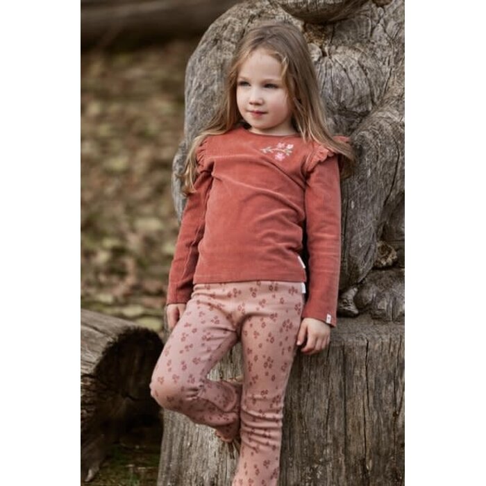 Little Dutch Toddler girls Winter 26 Flared broek Safari Bloom