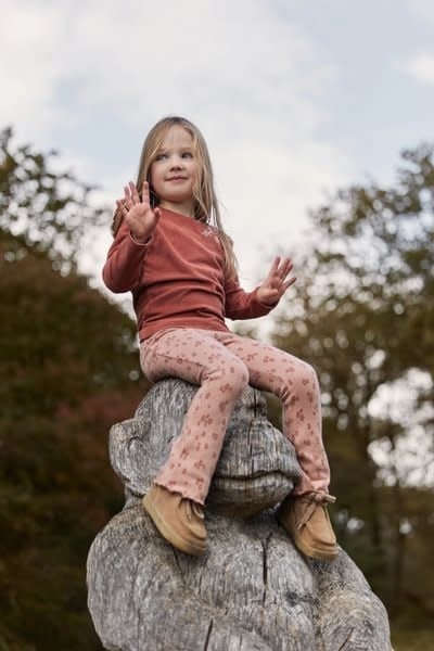 Little Dutch Toddler girls Winter 26 Flared broek Safari Bloom