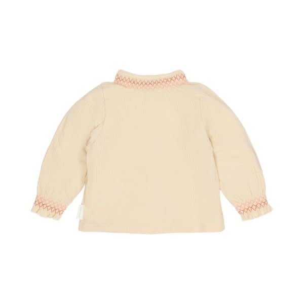 Little Dutch Toddler girls Winter 26 Blouse lange mouw Vanilla