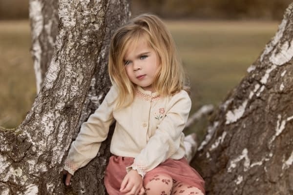 Little Dutch Toddler girls Winter 26 Blouse lange mouw Vanilla