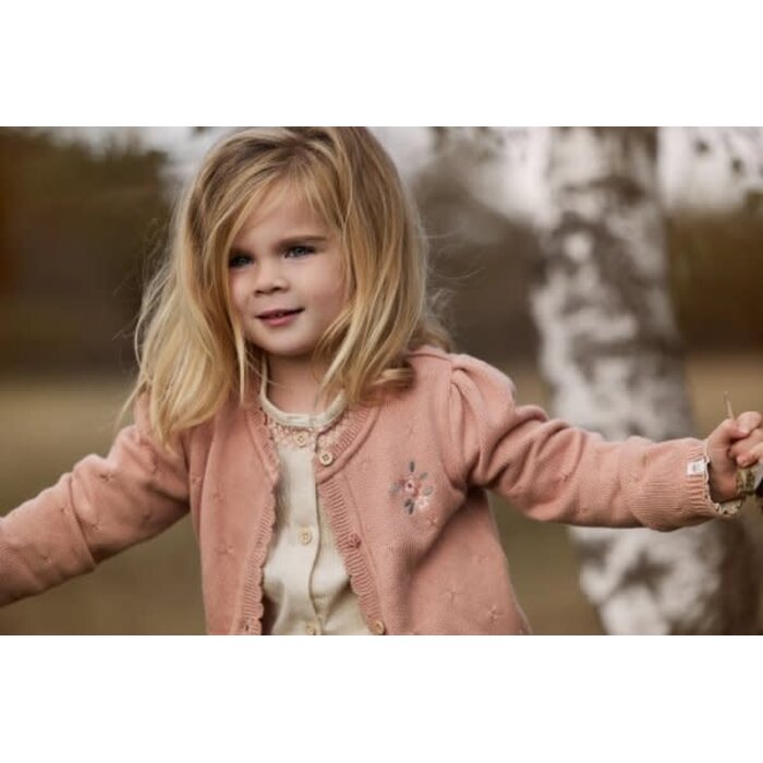 Little Dutch Toddler girls Winter 26 Blouse lange mouw Vanilla