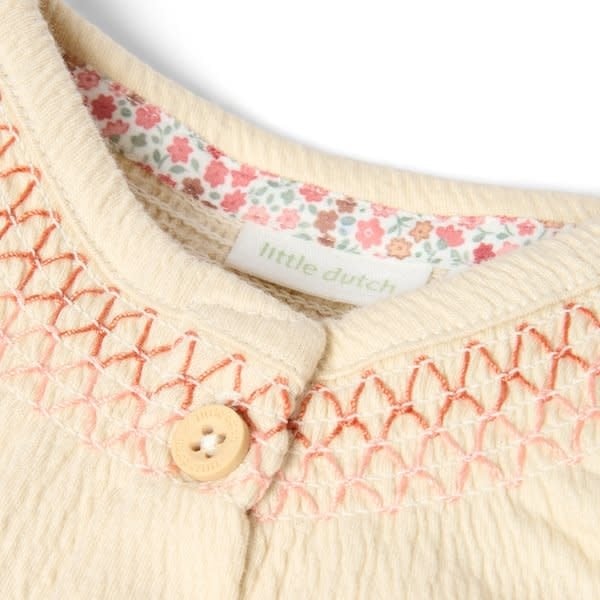 Little Dutch Toddler girls Winter 26 Blouse lange mouw Vanilla