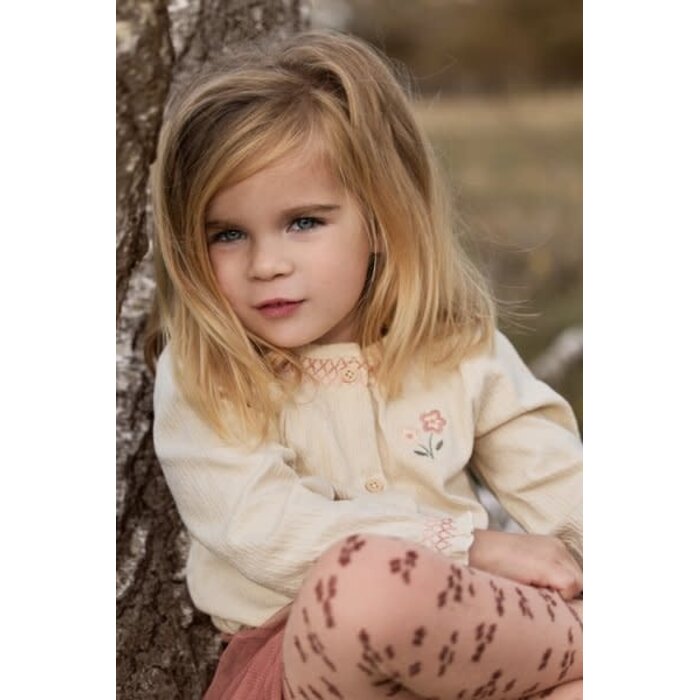 Little Dutch Toddler girls Winter 26 Blouse lange mouw Vanilla