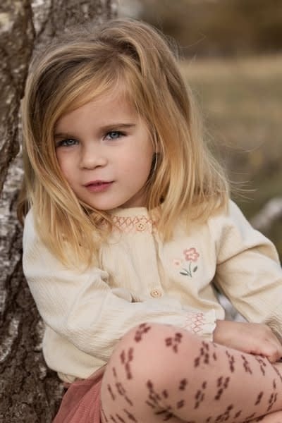 Little Dutch Toddler girls Winter 26 Blouse lange mouw Vanilla