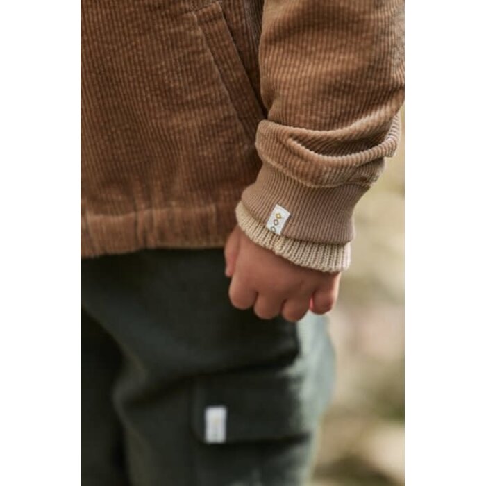 Little Dutch Toddler boys Winter 26 Vest Mudstone