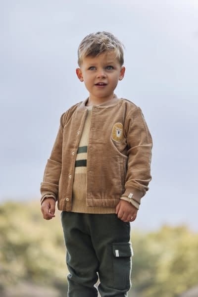 Little Dutch Toddler boys Winter 26 Vest Mudstone