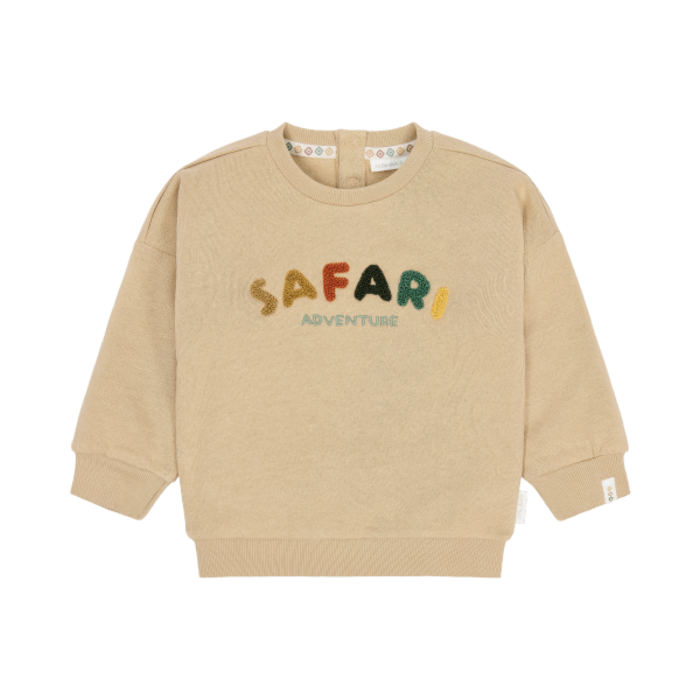 Little Dutch Toddler boys Winter 26 Sweater Warm Taupe