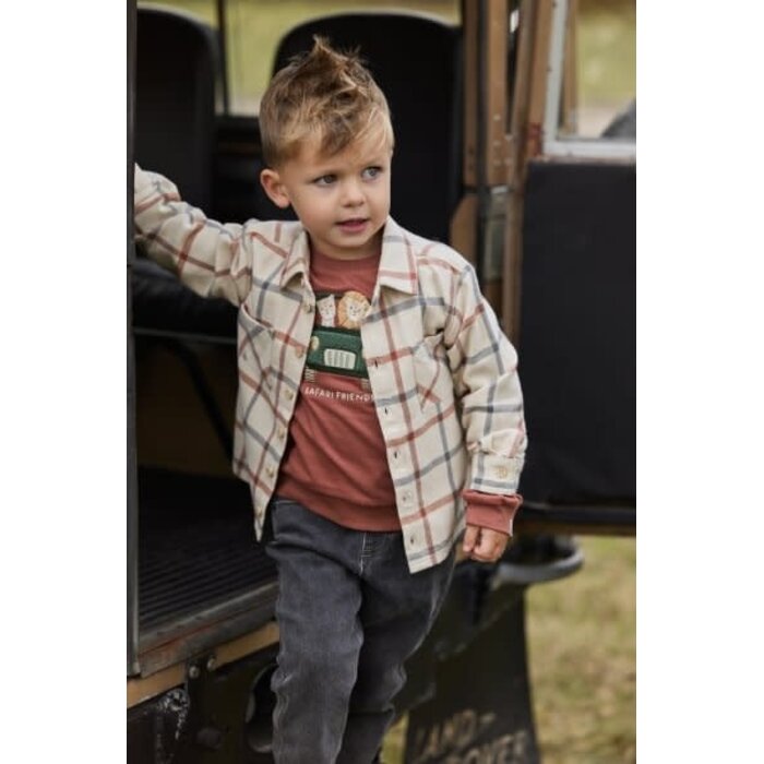 Little Dutch Toddler boys Winter 26 Sweater Desert Red