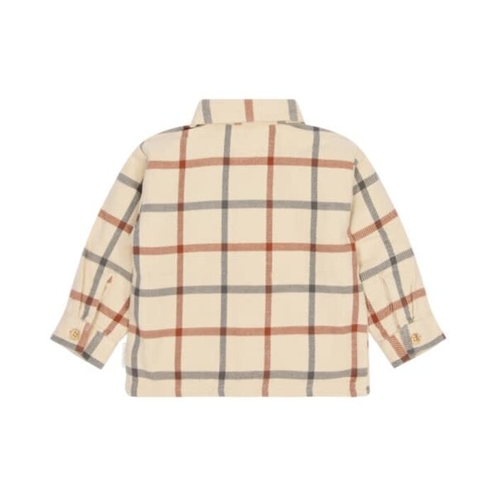 Little Dutch Toddler boys Winter 26 Overshirt Safari Check