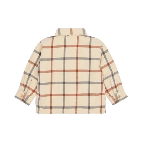 Little Dutch Toddler boys Winter 26 Overshirt Safari Check