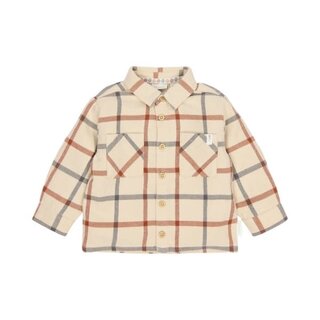 Little Dutch Toddler boys Winter 26 Overshirt Safari Check