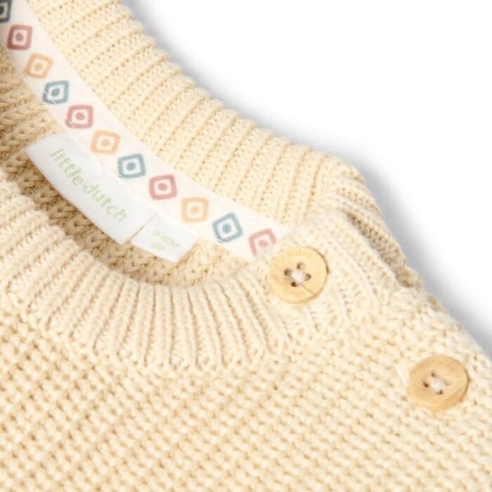 Little Dutch Toddler boys Winter 26 Gebreide trui Warm Taupe
