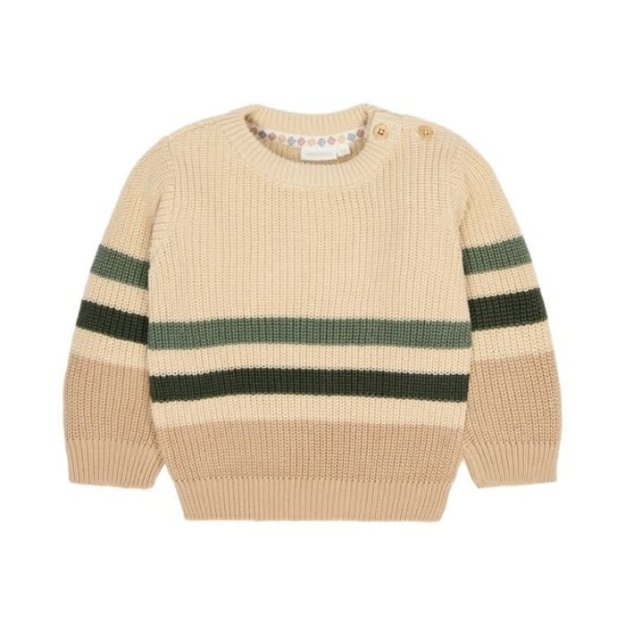 Little Dutch Toddler boys Winter 26 Gebreide trui Warm Taupe