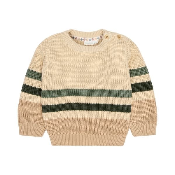 Little Dutch Toddler boys Winter 26 Gebreide trui Warm Taupe