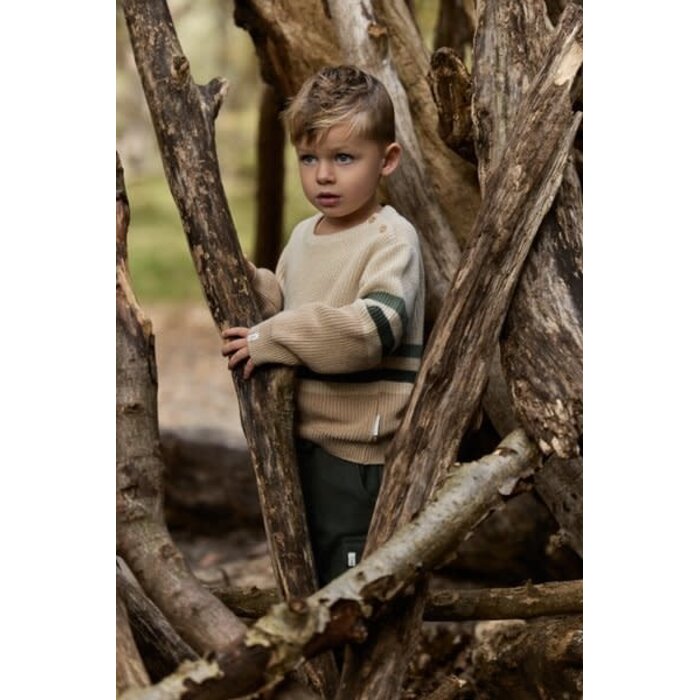 Little Dutch Toddler boys Winter 26 Gebreide trui Warm Taupe