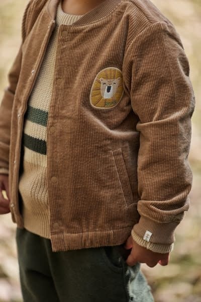 Little Dutch Toddler boys Winter 26 Gebreide trui Warm Taupe
