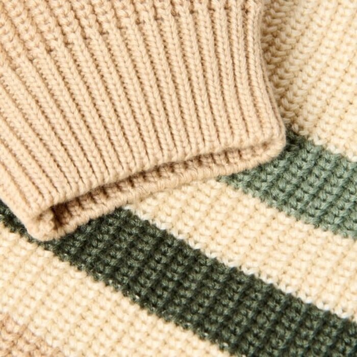 Little Dutch Toddler boys Winter 26 Gebreide trui Warm Taupe