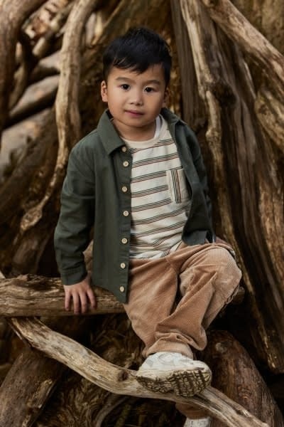 Little Dutch Toddler boys Winter 26 Broek Mudstone
