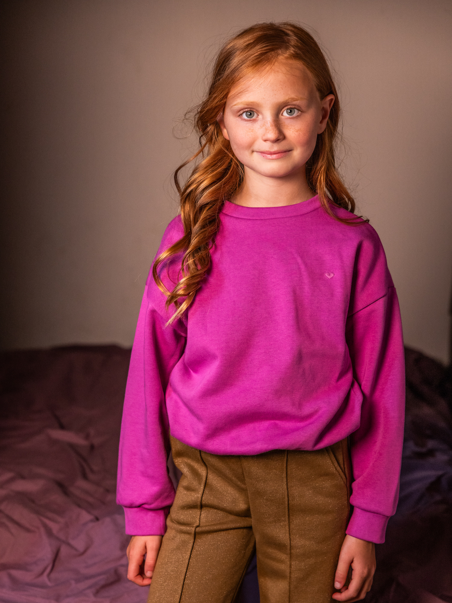 Looxs Little balloon sweater DARK VIOLET