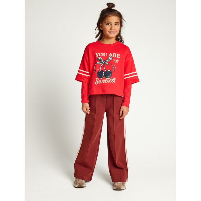 Looxs Little interlock T-shirt Chilli red
