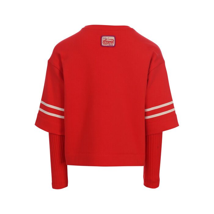 Looxs Little interlock T-shirt Chilli red