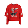 Little interlock T-shirt Chilli red
