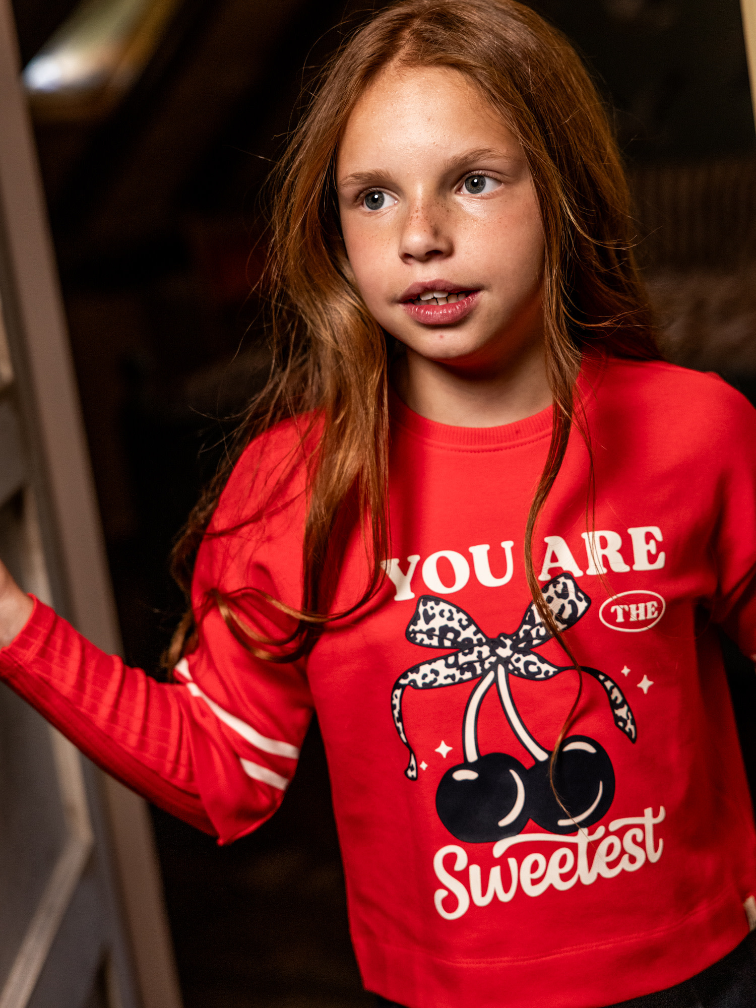 Looxs Little interlock T-shirt Chilli red
