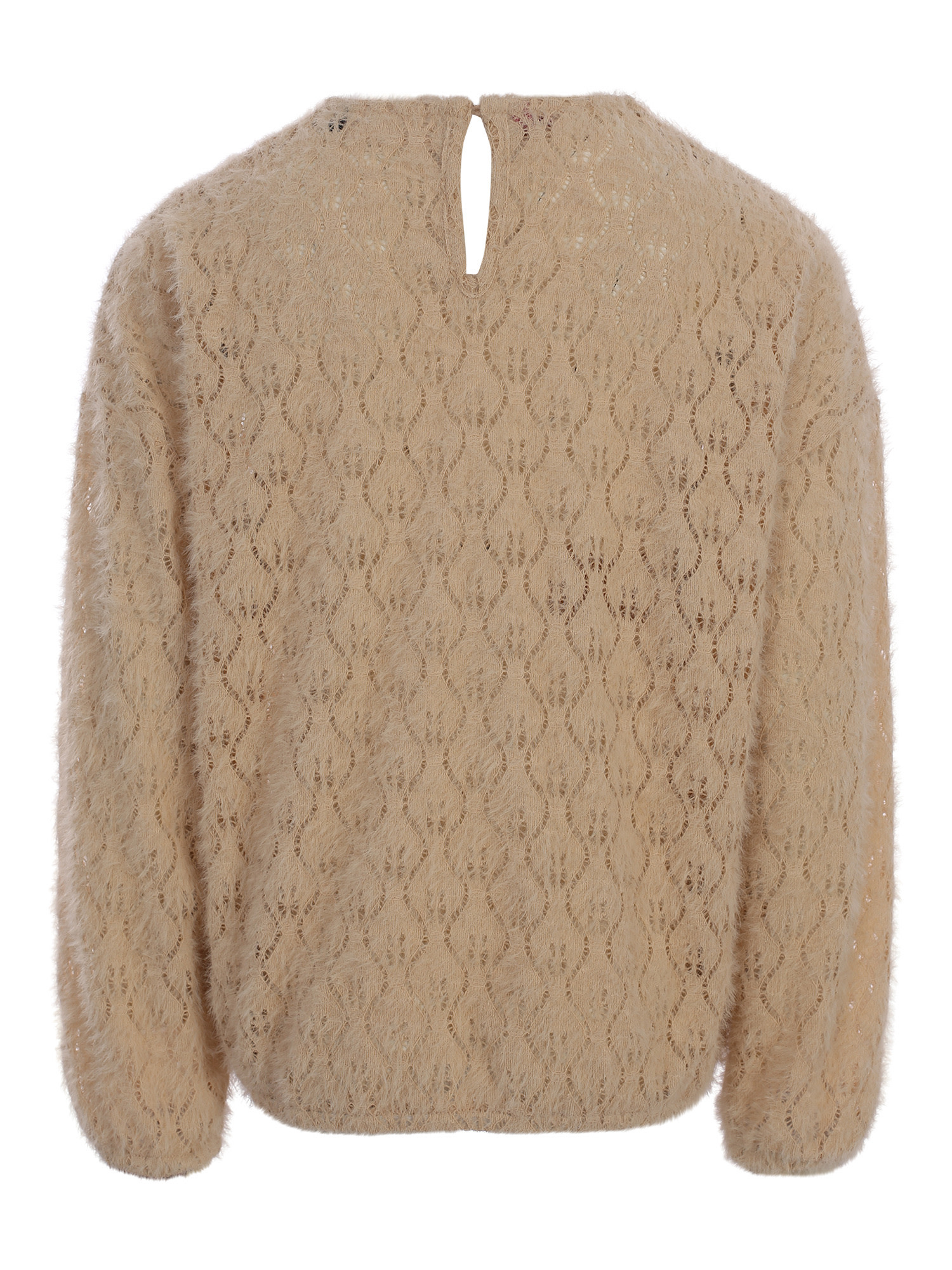 Looxs Little lace bow blouse Latte