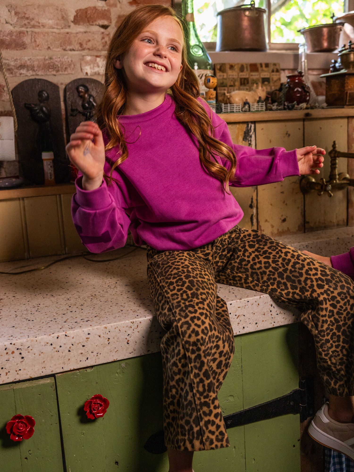 Looxs Little leopard jeans DESERT LEOPARD