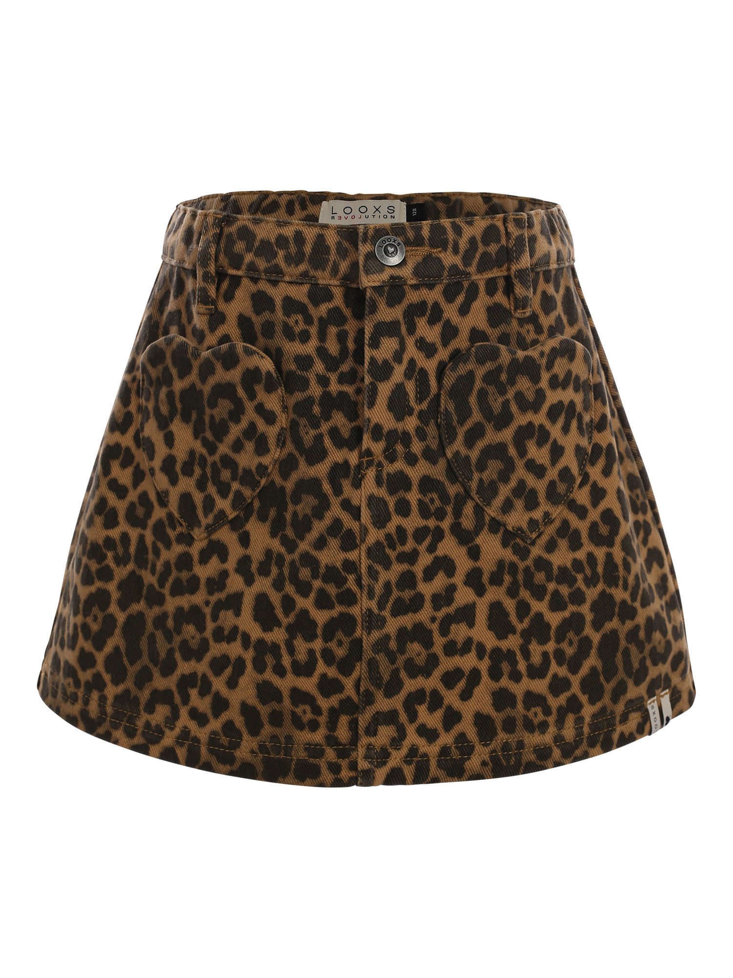 Looxs Little leopard jeans skirt DESERT LEOPARD