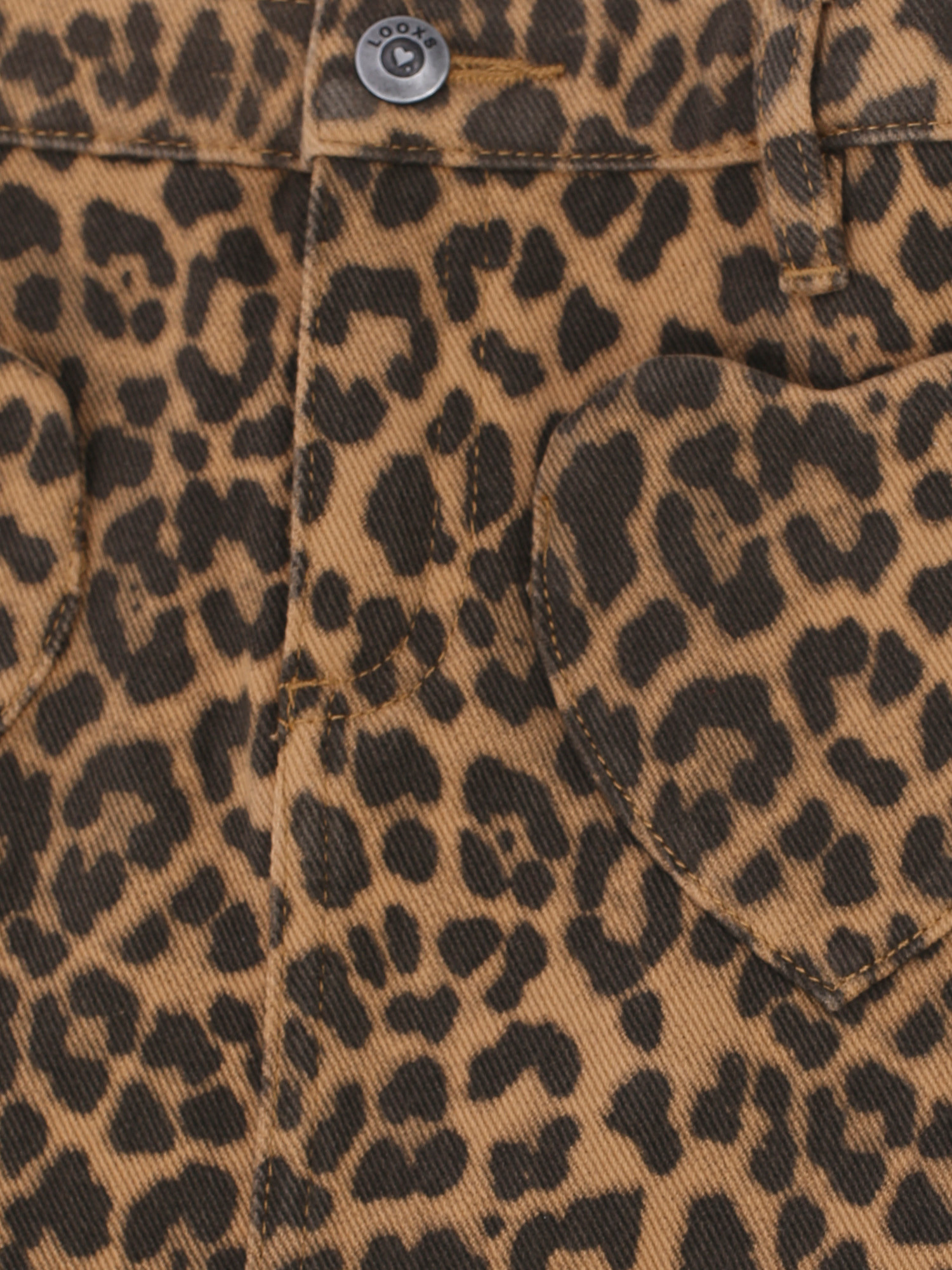 Looxs Little leopard jeans skirt DESERT LEOPARD