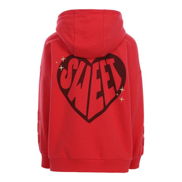 Looxs Little oversized hoody hot coral