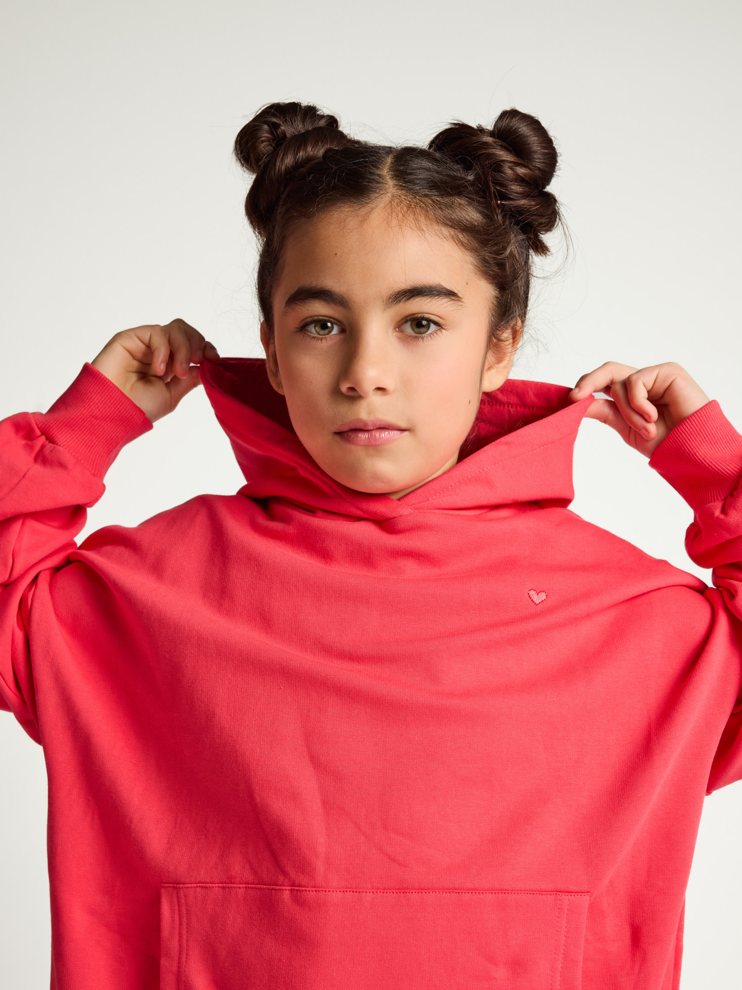 Looxs Little oversized hoody hot coral