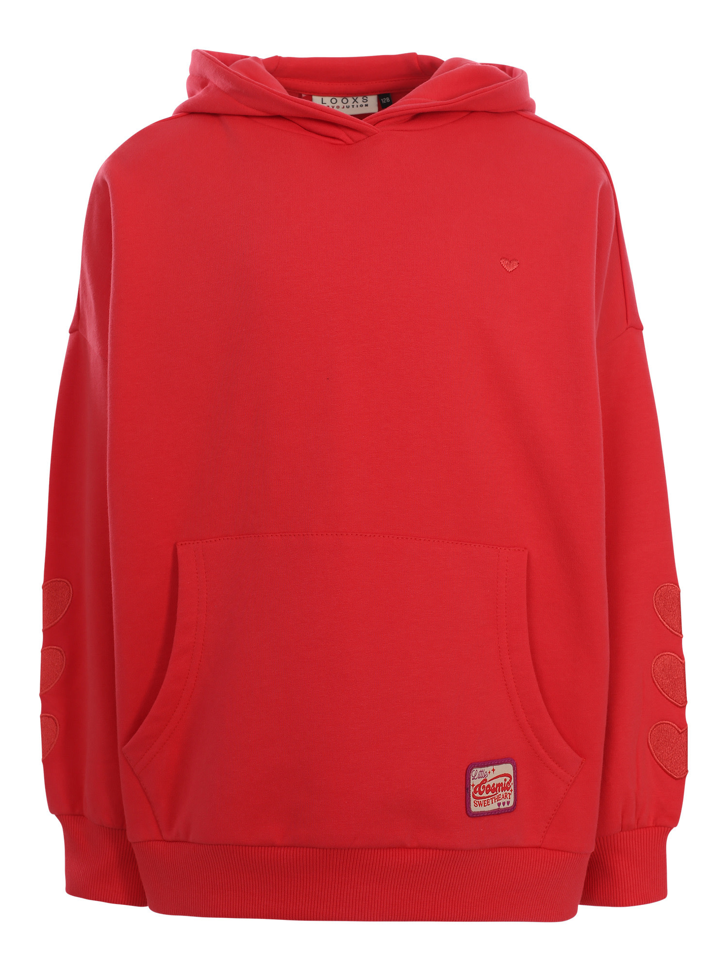 Looxs Little oversized hoody hot coral