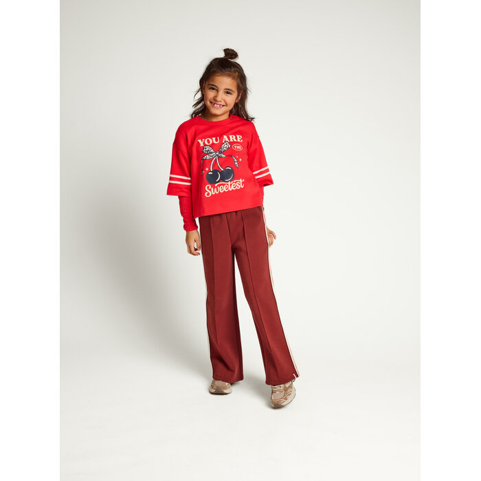 Looxs Little scuba sweatpants CHESTNUT