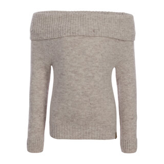 Looxs 10sixteen Off-shoulder Ivory Melee