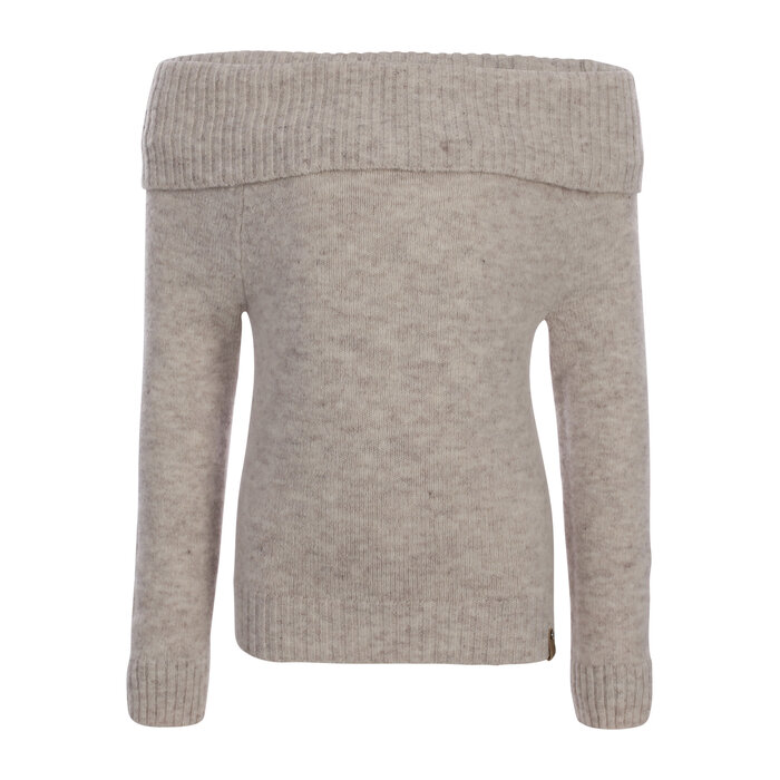 Looxs 10sixteen Off-shoulder Ivory Melee