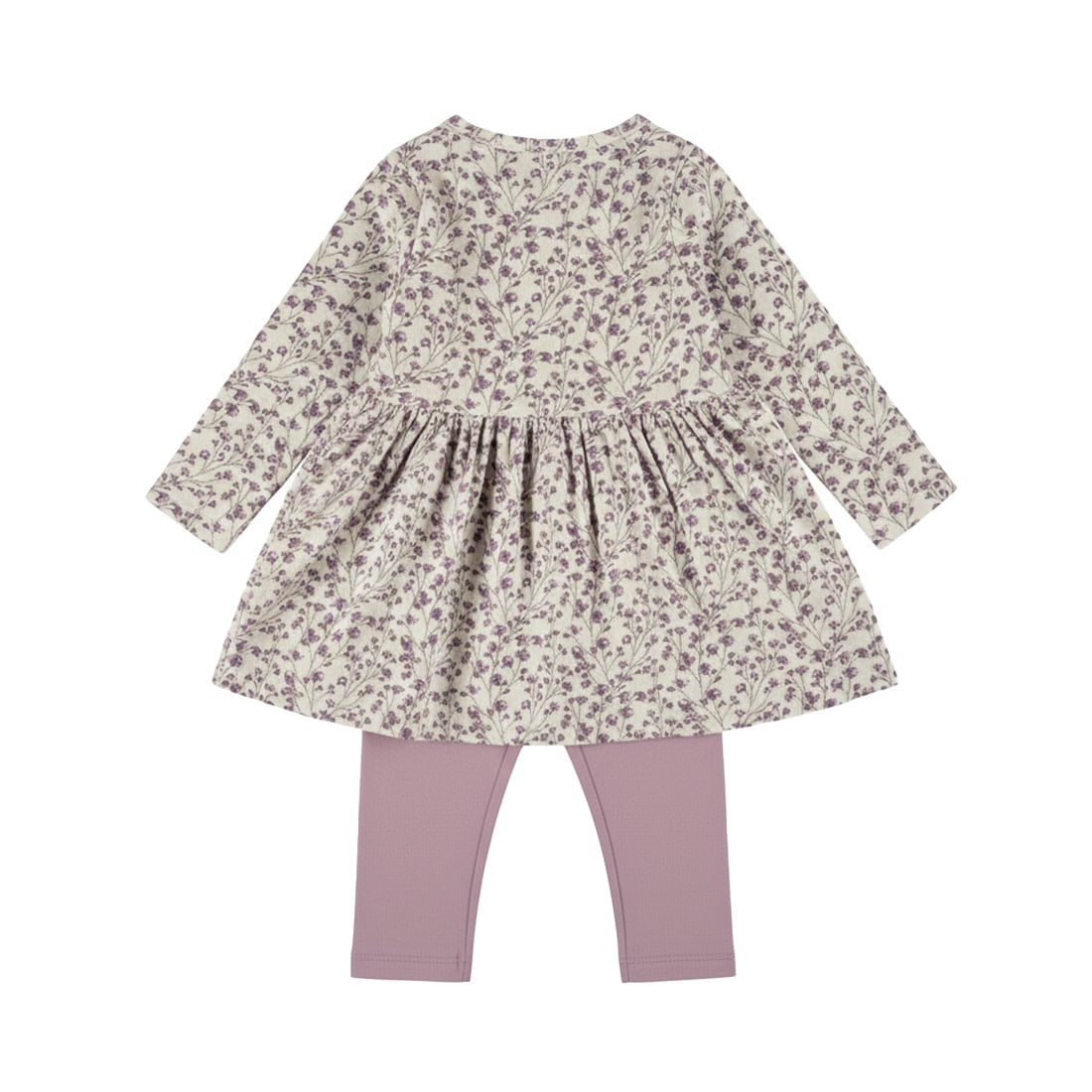 Dirkje 2 pc set, Dress ls, Leggings Elderberry