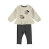 2 pc set, Sweater, Treggings Oatmeal melee