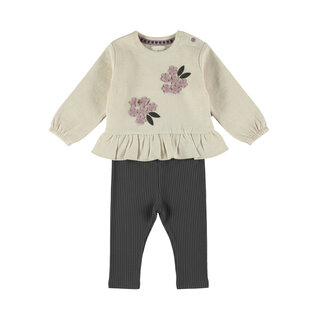 Dirkje 2 pc set, Sweater, Treggings Oatmeal melee