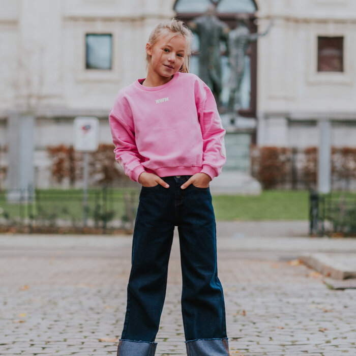 No Way Monday Jeans Denim dark blue, wide leg M60055-1