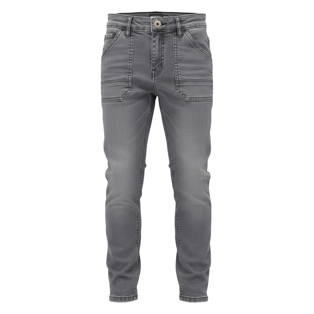 No Way Monday Jeans Denim mid. gray, tapered fit M60226-1