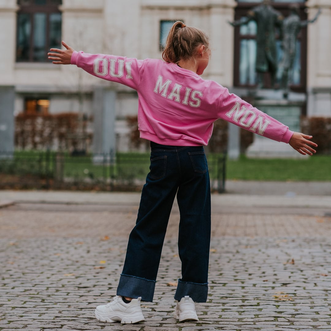 No Way Monday Sweater Aurora pink