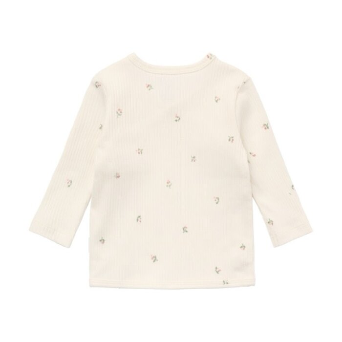 Noppies Top LS AOP Egret